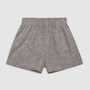 ANINE BING Linen Kam Short in Brown Plaid
Great Transitional Print ! Size M NWT